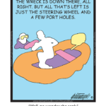 Scuba Divers Shipwreck This-and-That Cartoons Daily Comic Strip Funny Web-Comic Web-Cartoon Slotwinski Cartoons Comics